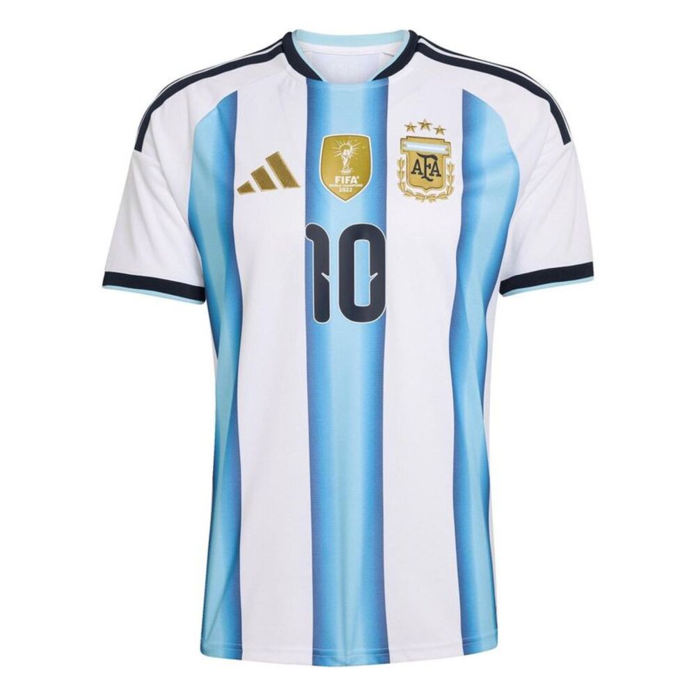 Adidas Mens Messi Home Shirt / White/Blue